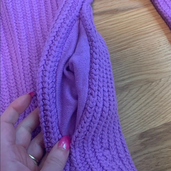 Like new Free People “Nightingale” oversized cardigan! 💜 - Picture 8 of 8